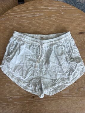 Billabong Women's White Athletic Shorts